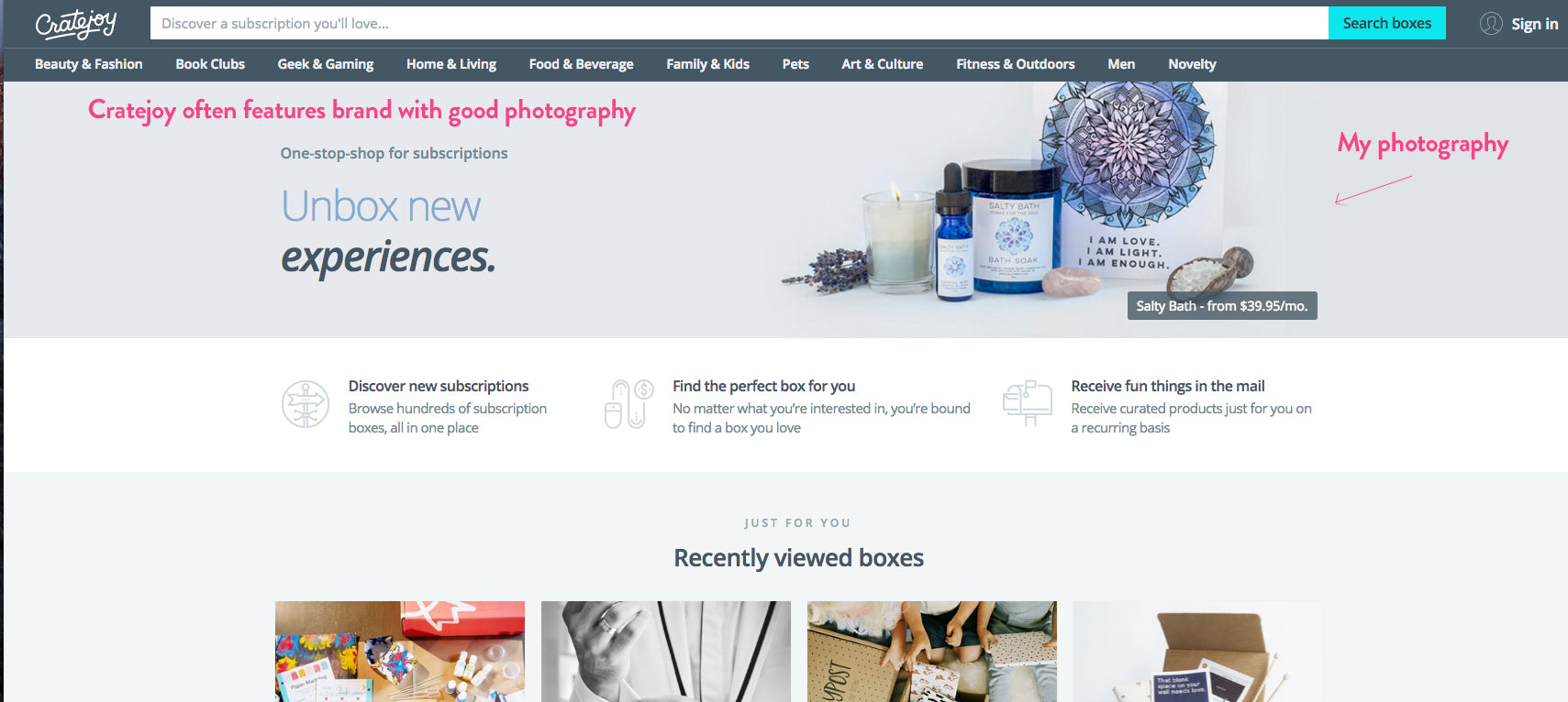 creative product photography styles subscription box marketing boost conversions Box Photography – Subscription Box Branding